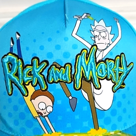 Rick and Morty 3D Embroidered Snapback Hat Limited Edition - Picture 3 of 12